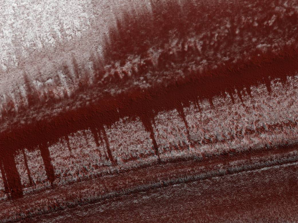 MicroCT Analysis of North Polar Layers of Mars