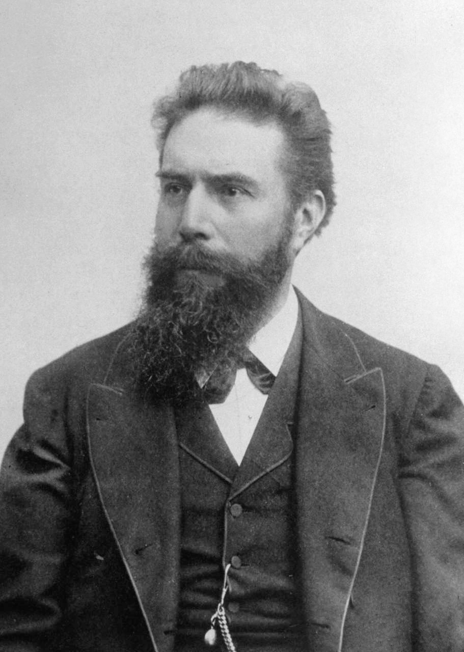 Wilhelm Roentgen who first discovered X-rays 8th Nov 1845