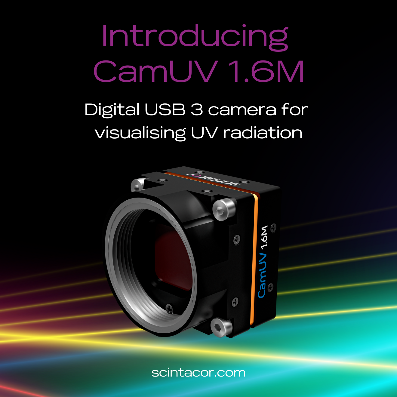 Scintacor Unveils the CamUV 1.6M: A Next-Generation USB Camera for UV Visualization