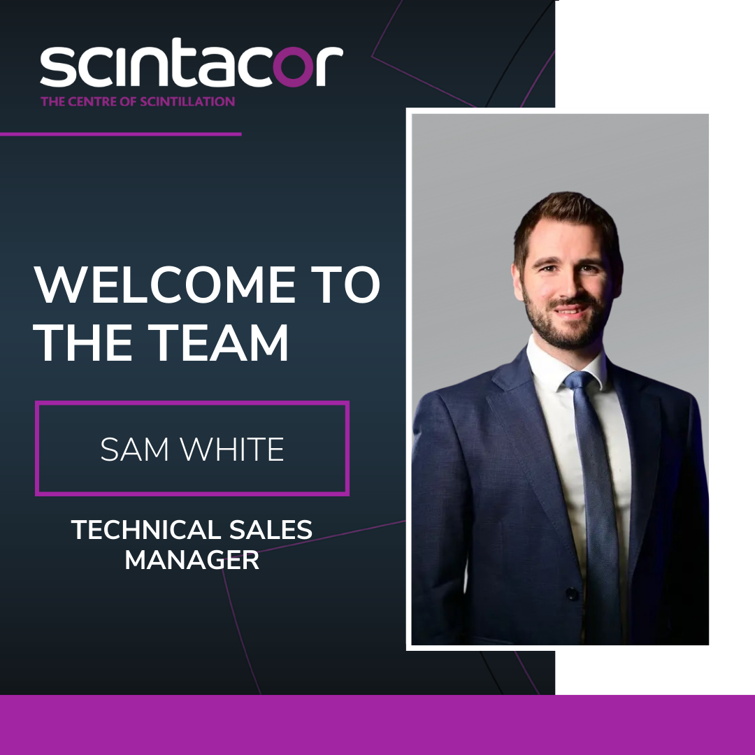 Scintacor Welcomes Sam White as New Technical Sales Manager